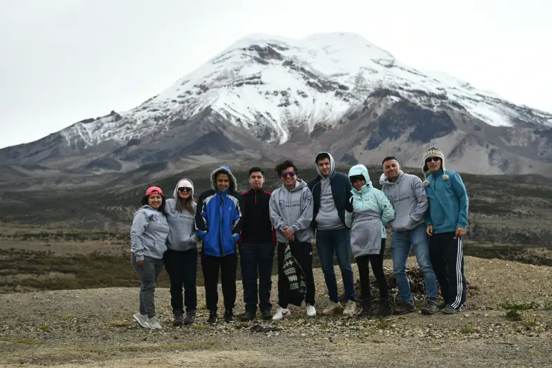 Equipo de Software Evolutivo en encuentro de agosto de 2023 en Chimborazo