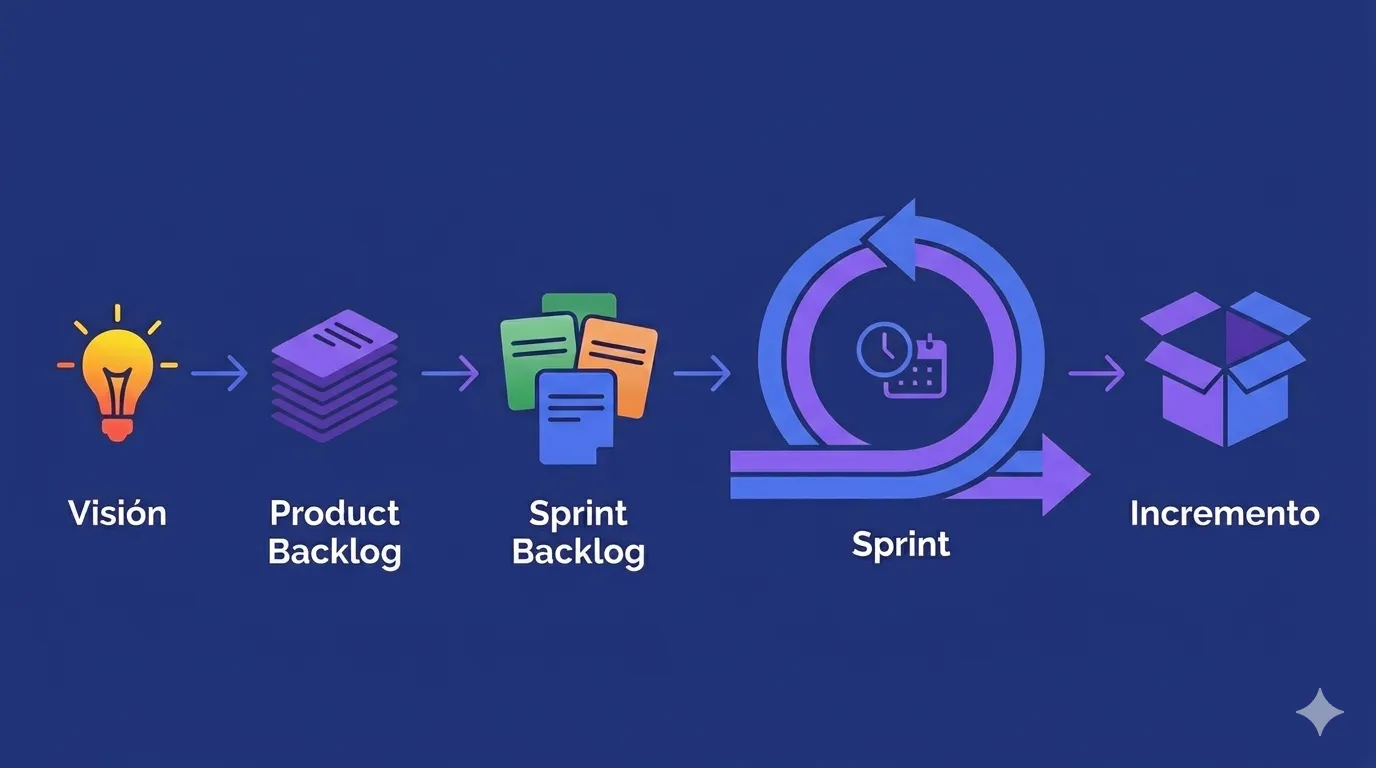 Diagrama del proceso Scrum
