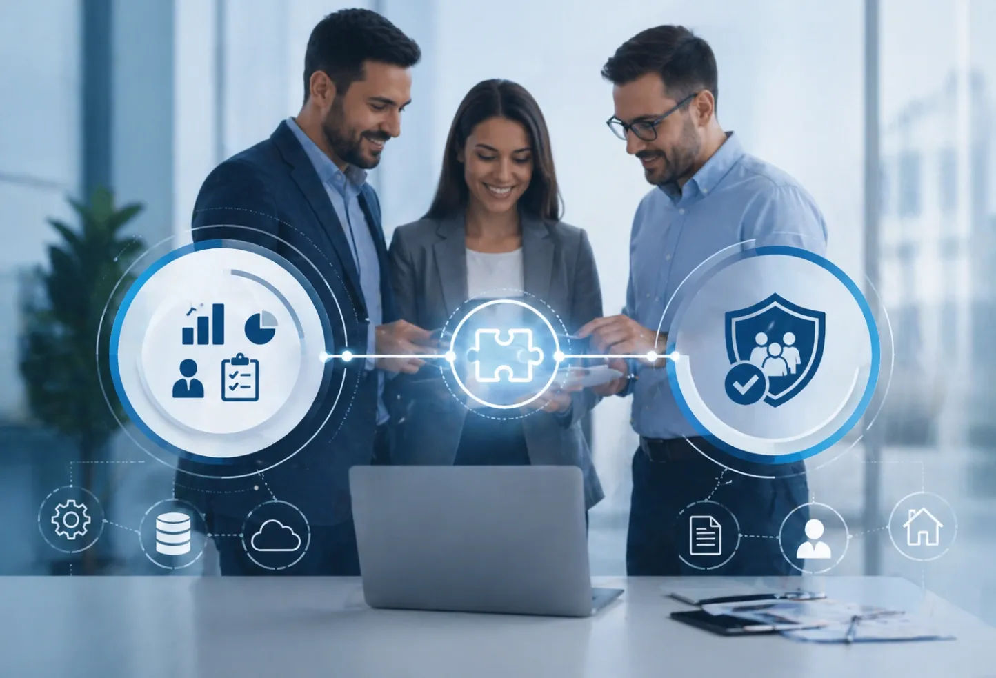 Integración transaccional entre ERP y core de seguros