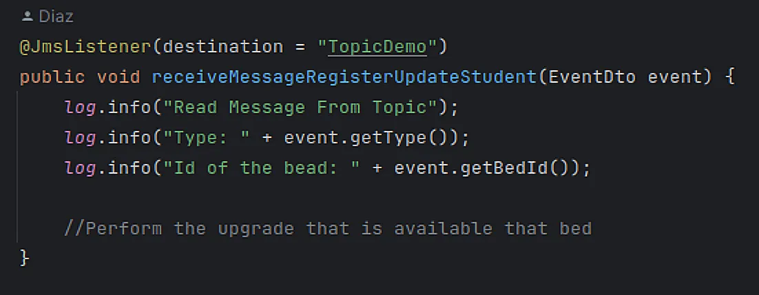 Programación para Consumir un Mensaje de una Cola en ActiveMQ Artemis