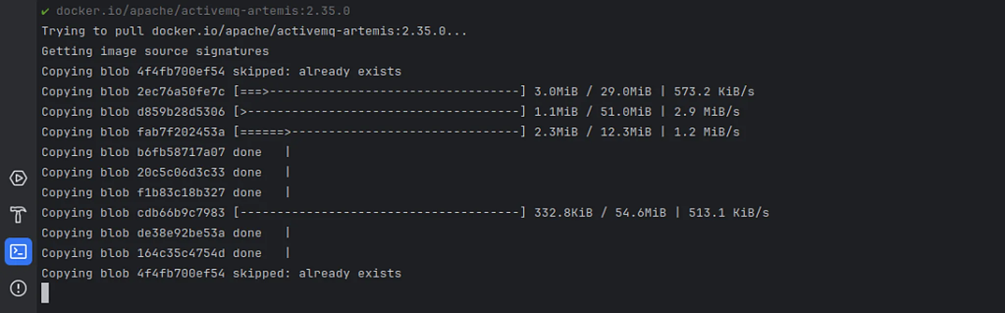 Descarga de Imagen de ActiveMQ Artemis